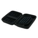 Black EVA Hard Diabetic Glucose Meter Travel Bag Storage Case Pouch Organizer
