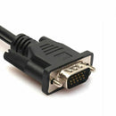VGA Male To HDMI Output 1080P HD + Audio TV HDTV Video Cable Converter A JQE