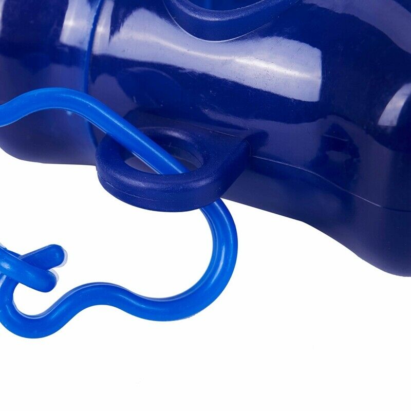 Dispenser Box Case Pet Garbage Clean Waste Bag Bone Shape blue