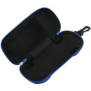 Blue Car Shape Eyeglasses Eye Glasses Sunglasses Case with Zipper R7I3