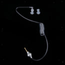 2 Pin Air Acoustic Tube Headsets Mic PTT Walkie Talkie Earpieces Clip-on