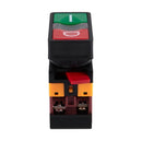 AC 220V Yellow Light ON-OFF START STOP Momentary Push Button Switch 1 NO 1  O3J1