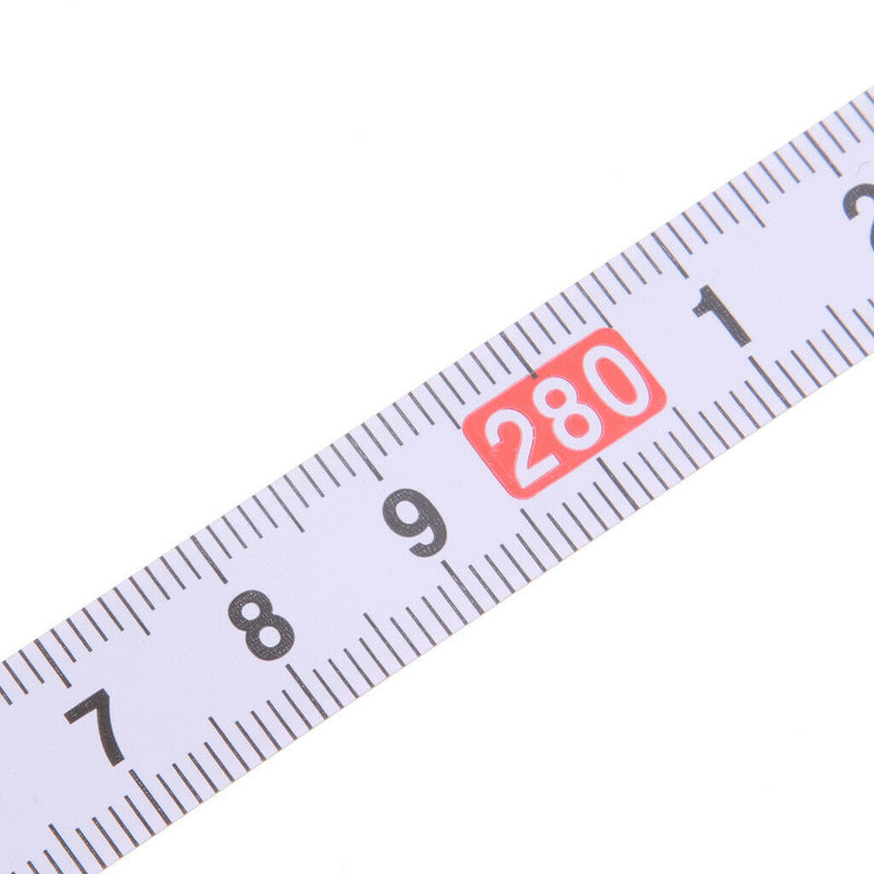 2Pcs/Set Durable Miter Saw Track Tape Measure Backing Metric Steel Ruler 300cm,