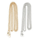 2x Bag Chain Strap Handbag Women Cross Body Shoulder Bag Belt Replacement 47inch