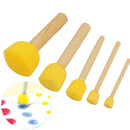 Children Gifts 20Pcs Children Sponge Embossed Watercolor Water Powder Seal