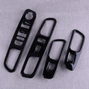 4* Door Armrest Window Lift Button Cover Trim fit for Jeep Renegade 2015 to 2017