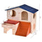 House Bed Cage Nest For Small Animal Pet Hamster Hedgehog Guinea Pig Castle C7Z8
