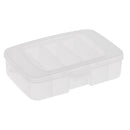 5 Cells Clear Fishing Accessories Holder Tackle Box Beads Snaps Storage Case