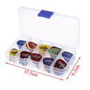 50 Guitar Picks Acoustic Electric Bass Pic Plectrum Mediator Musical Instrumen^