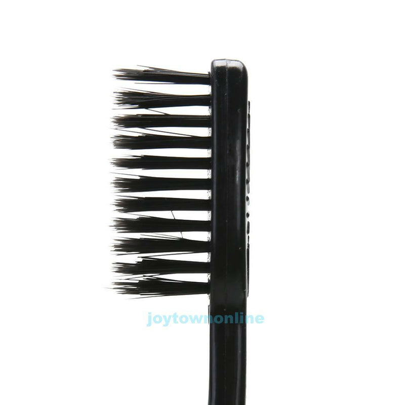 4Pcs Bamboo Charcoal Toothbrush Oral Dental Care Soft Nano Bristle Teeth Brush