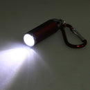 Outdoor Fishing LED Mini Flashlight Torch Carabiner Keychain J1L3
