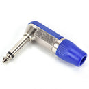 Rean 6.35mm 1/4 inch Right Angle Stereo Jack Solder Terminal for Audio Cable Kw