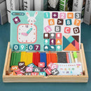 Magnetic Stickers Learning Drawing Board Toys Magnetic Jigsaw Puzzle Educat L8X8