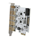 Pci-E To Usb3.0 4-Port Type-C Adapter Expansion Card Connector Dual Interfa