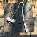 Luminous Night Dragonfly Bookmark Label Read Maker Feather Book Stationery JR