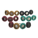 40PCS Abrasive Wheel Buffing Polishing Wheel Set 22- 25mm For Rotary To QOW