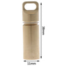 Aluminium Alloy Multifunctional Brass Seal Waterproof Medicine Pill Box C JR