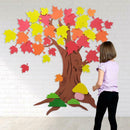 Maple Leaves Stickers DIY Bulletin Board Thanksgiving Craft Tree Kit Crafts Acti