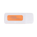 Mini USB2.0 4 Card Slots Smart Card Reader SD/MMC TF MS M2 Card Reader A