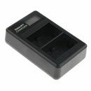 1X(Lp-E6 Usb Lcd Display Dual Port Battery Charger For 5D Mark Ii Iii 7D Pa