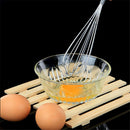 Mini 6inchs Stainless Steel Rotate Egg Beater Whisk Mixer Foamer StirrerTools MO