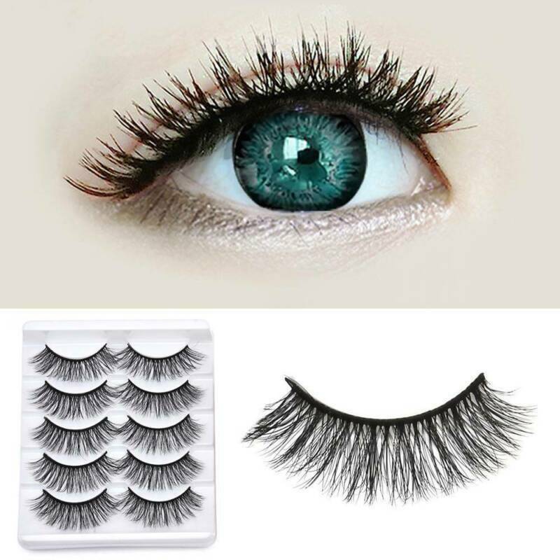 Waterproof Magnetic Eyeliner with 5 Pairs Eyelashes and Tweezer Long Lashes Hot