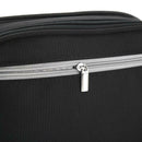 Simple Black Oxford Stationery Pouch Large Capacity Cosmetic Zippers Bag