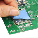 100mmx100mmx0.5mm GPU CPU Heatsink Cooling Thermal Conductive Silicone Pad P2A7