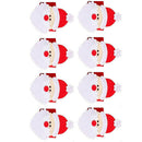 8 x Napkin Rings for Christmas Santa Dinner Table Decor Napkin Holder Newest Use