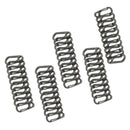 50x Mini Alloy Key Buckle Snap Spring Clip Hook Carabiner Keychain Gray