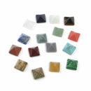 7Pcs Chakra Pyramid Stone Crystal Healing Wicca Natural Spirituality Collections