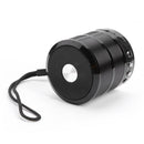 WS-887 Mini Bluetooth Subwoofer Bass Speaker MP3 Player FM Radio (Black)
