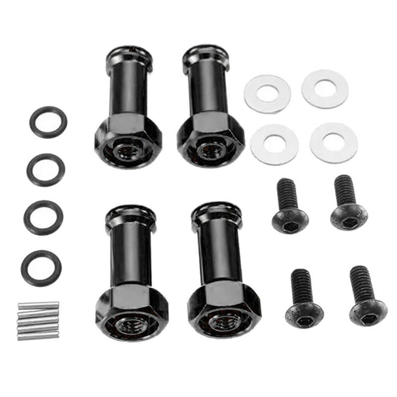 12mm Wheel Hex Hub Extension Adapter for 1/14 Wltoys 144001 Black