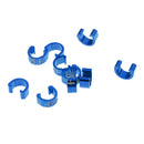10Pcs Universal Mountain Bike Cabe C-Clip Buckles Housing Hose Guides Blue