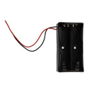 6 Pcs Black Plastic 2 x3.7V 18650 Type Battery Holder Box Case M3G5
