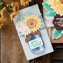 Sunflower Metal Cutting Dies Stamp for DIY Scrapbook Embossing Craft (A) A