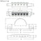 1 Set Zinc Alloy Bridge & Tailpiece for Gibson Les Paul Guitar Replacements,