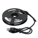 2m LED USB Strip Light Waterproof RGB Remote Control Flexible Ribbon Lamp