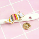 Cute Cartoon Animal Brooch Badge for Women Men Jacket Enamel Pins (Style 2) A
