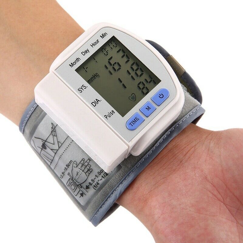 Lcd Wrist Bp Blood Pressure Monitor Pulse Rate Fitness Blood Pressure Tonom T5S8