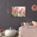 5D DIY Full Drill Diamond Painting Pink Flower Cross Stitch Embroidery Kit