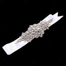 Crystals Rhinestone Headband with Ribbon Headpiece Hair Accessory for Women