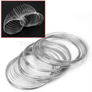 60 Loops 6cm Stainless Steel Memory Wire For Bangle Bracelet Jewelry Supply Hot