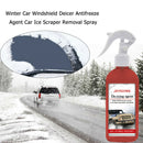 Car Windshield Deicer Antifreeze Agent Car Ice Scraper Spray (100ml Red) A