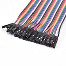 40PCS wire jumpercables 20cm 2.54MM male to female 1P-1P For Arduino p8 J fiJ Cy