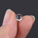 100pcs  7mm pocket outdoor hunting slingshot catapult target clear glass ball MO