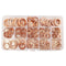 M5-M14 Copper Oil Seal Washer Gasket Flat Assorted w/ Box Set Hardware Parts