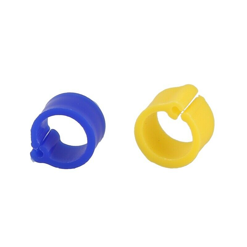 150pcs Bird Rings 8mm Leg Bands Clip Pigeon Dove Chicks Duck Bantam Poultry W1K8