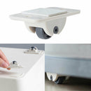 4pcs Wheels Storage Box Pulley ABS Bottom Furniture Caster One-way Self