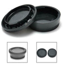 Rear Lens + Body Front Cap Cover for All Nikon DSLR and SLR Lens